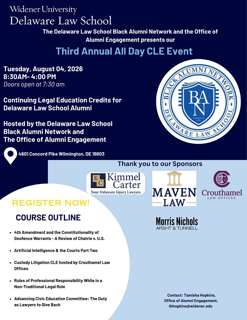 3rd Annual BAN CLE Flyer