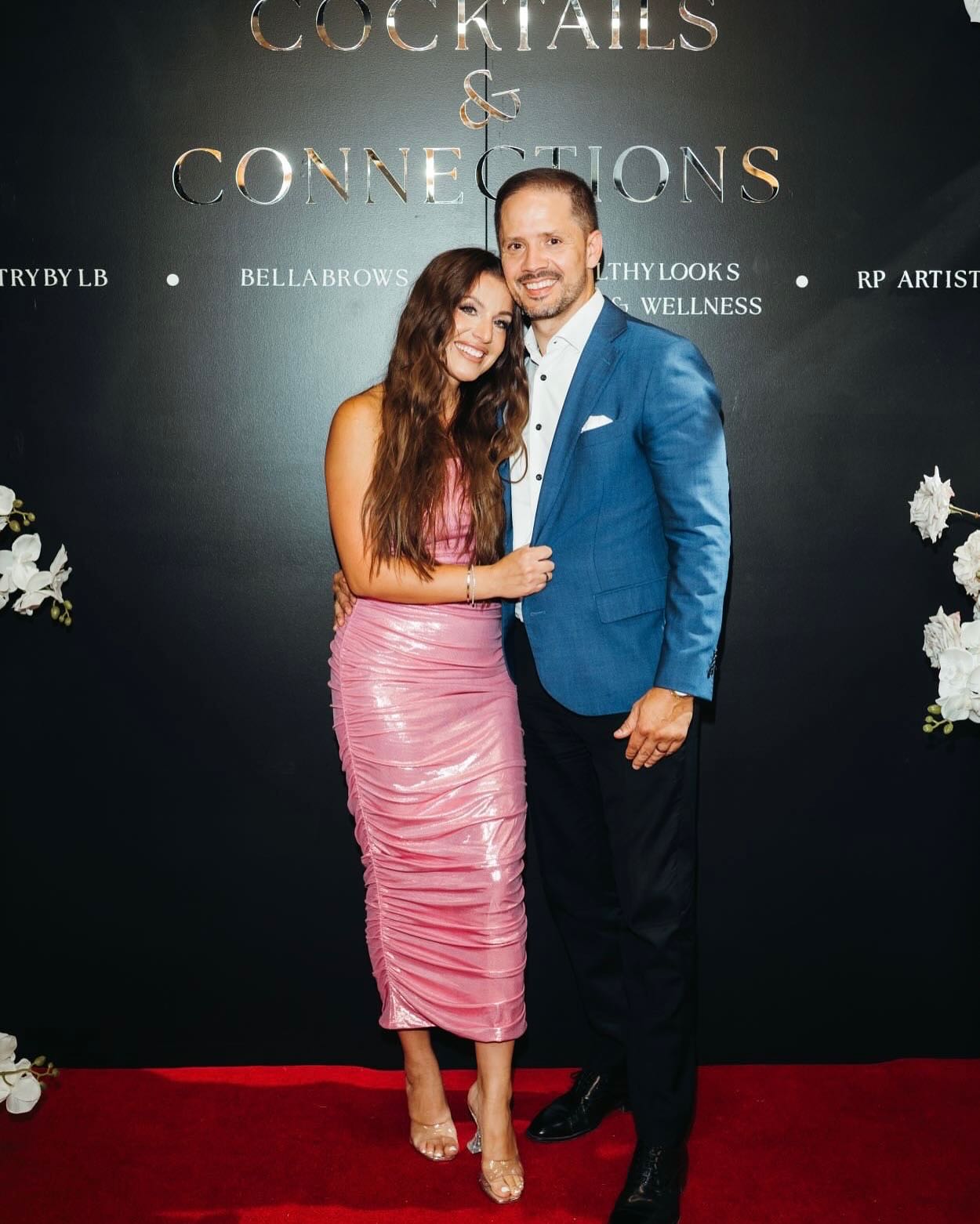 Chris Cabott with his wife, Laura