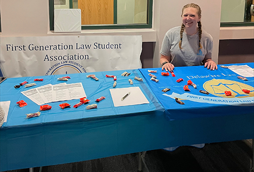 Tori Bolling tabling in September '22