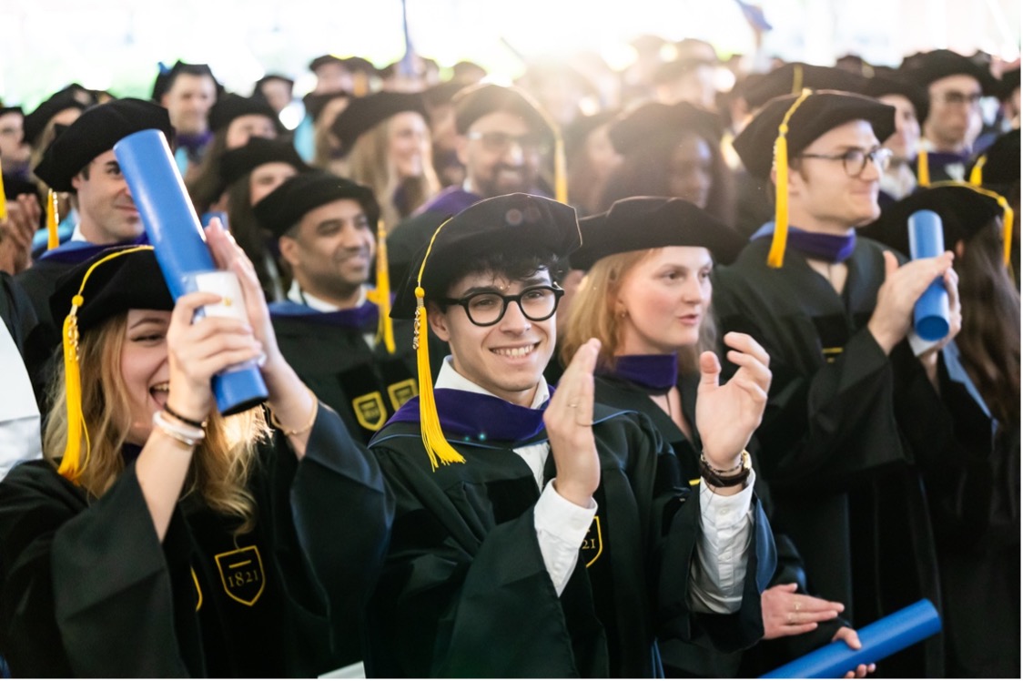 Delaware Law School graduates at the 2025 Commencement ceremony