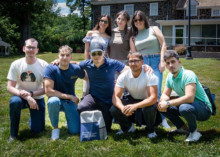 Italian Law Students at the Delaware Law Campus for the International Summer Law Program