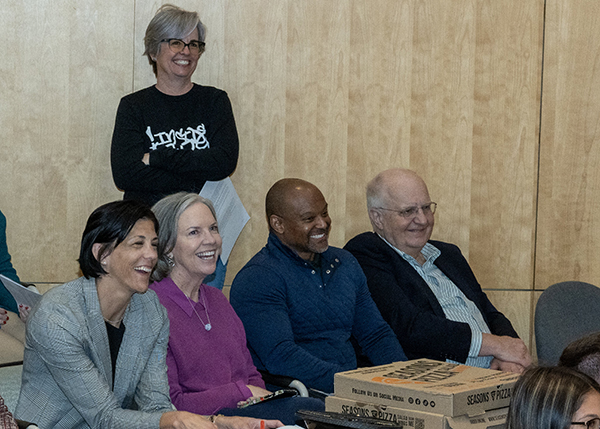 Faculty participate in the fun