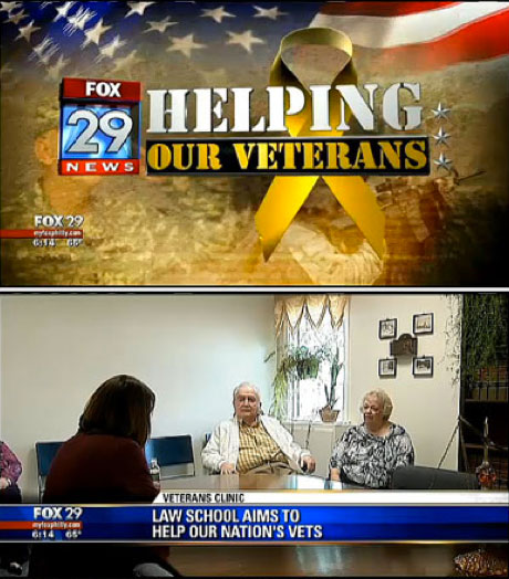 Veterans Law Clinic De Widener Law Delaware Law Widener - fox philadelphia news reporter claudia gomez interviewed veterans law clinic students and director november 2012 watch the video and read the full story