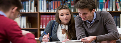 people studying