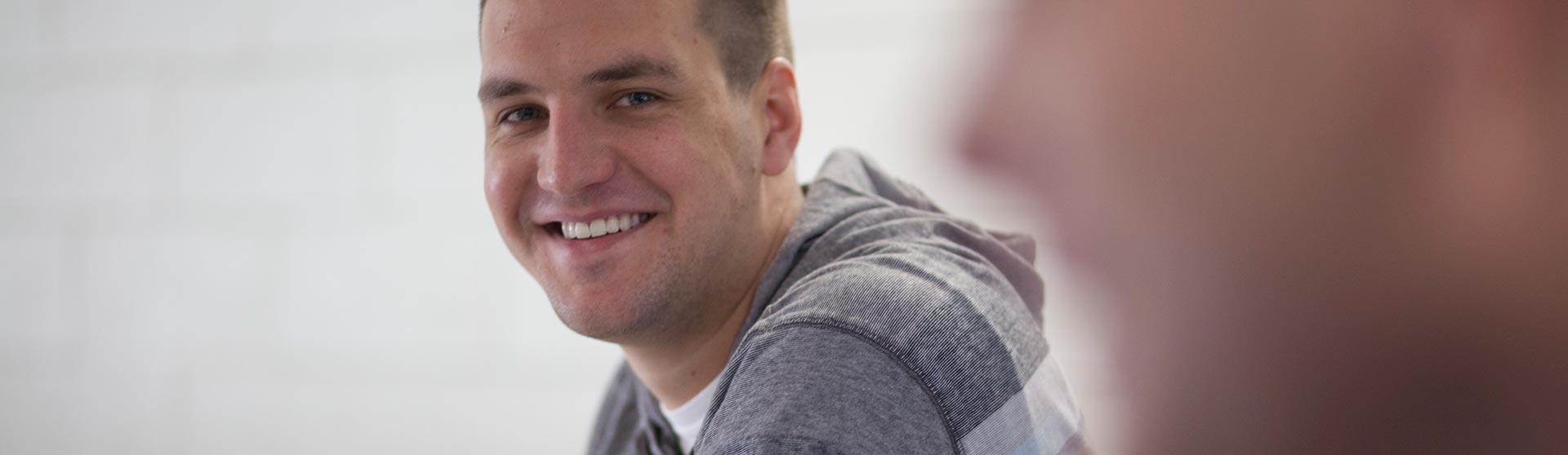 Guy smiling