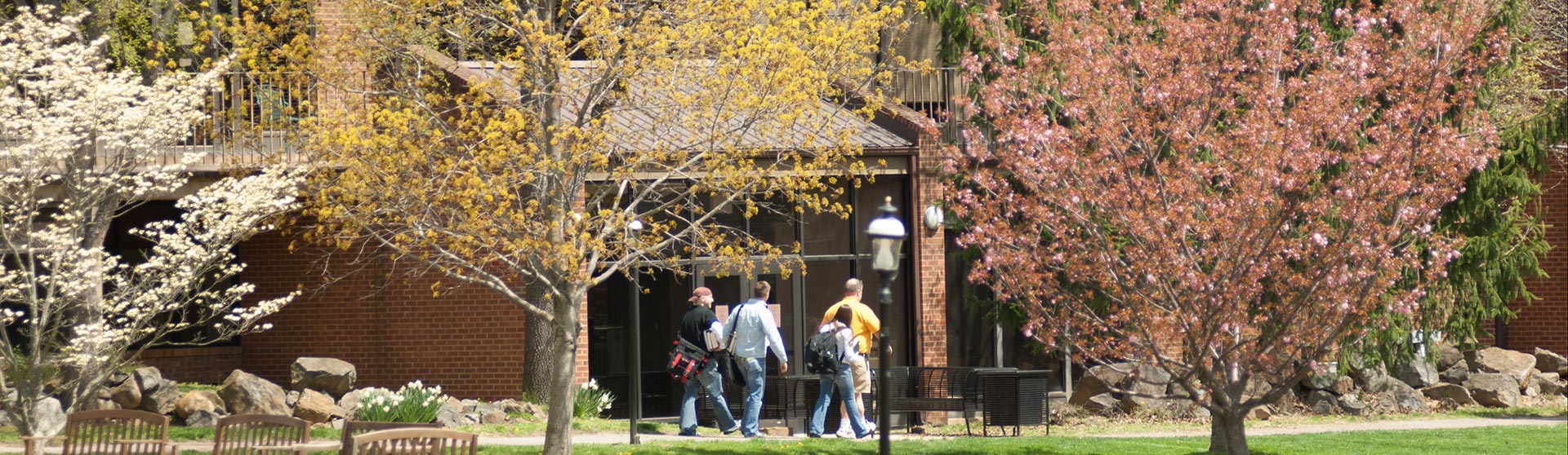 Students outside
