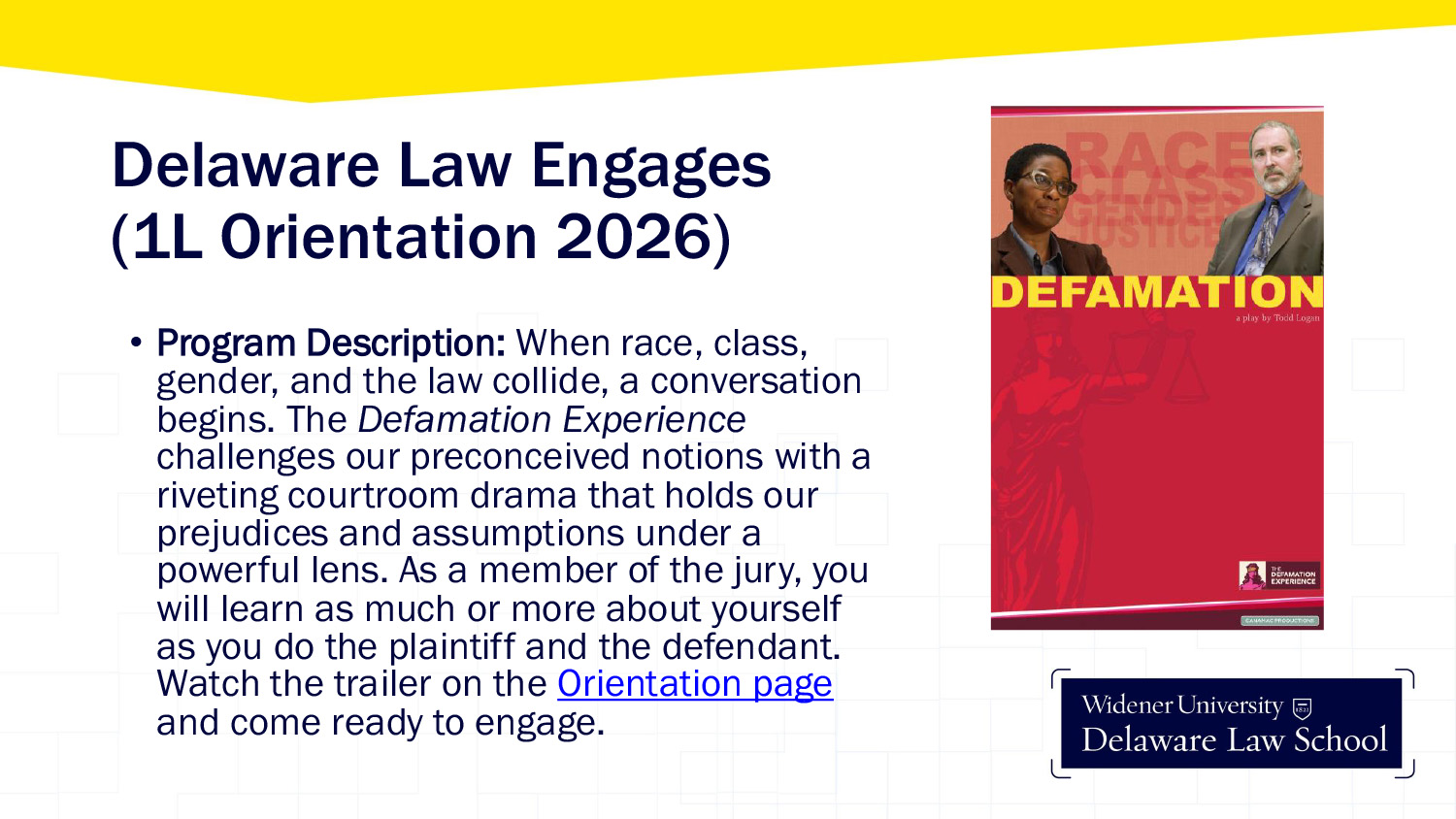 Delaware Law Engages Flyer 2026