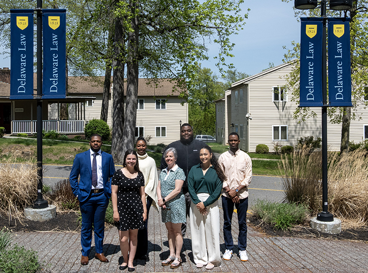 Students from the Pardon Clinic with Romie Griesmer