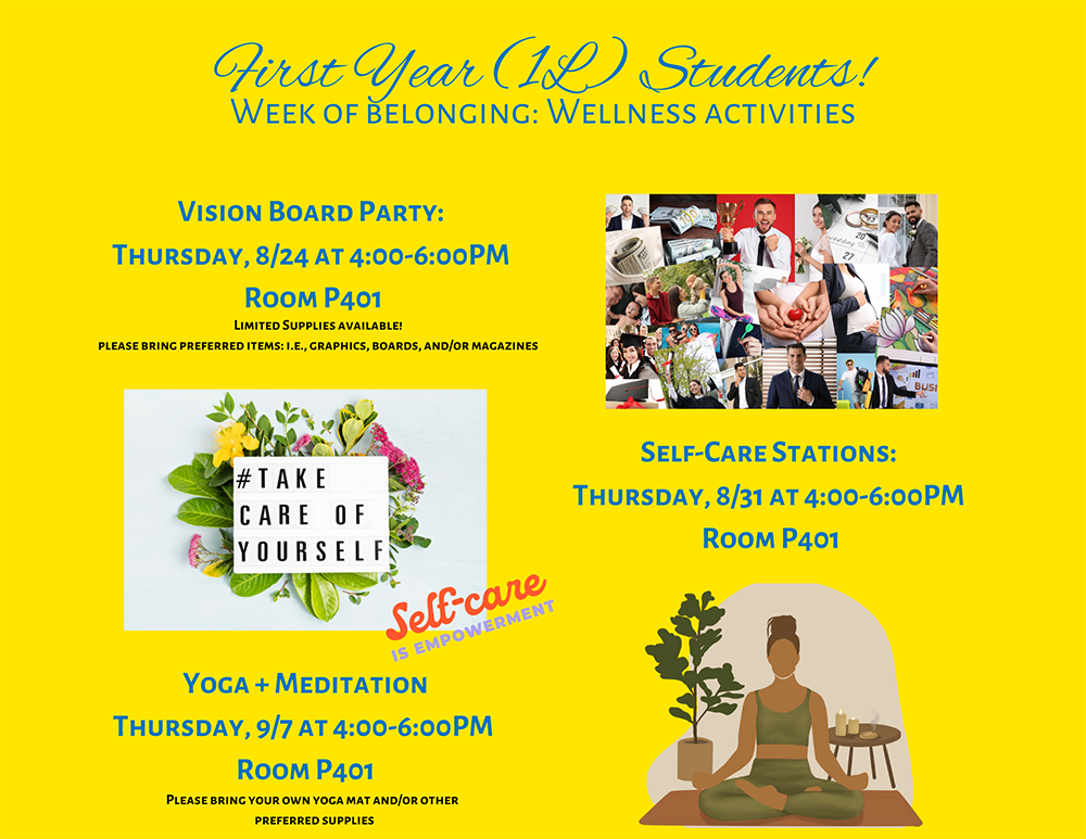 Wellness Week of Belonging Flyer 2023