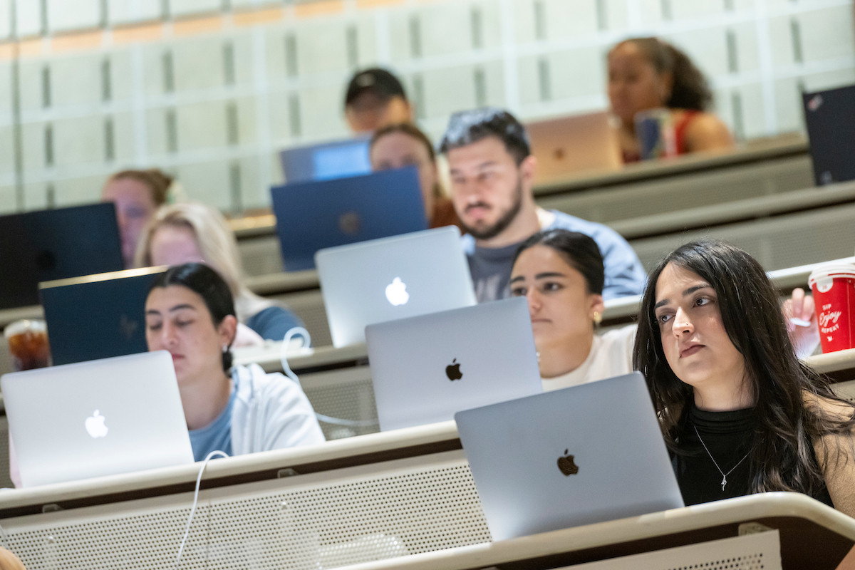 Students in class