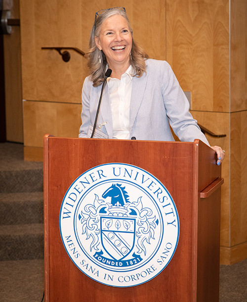 Widener University President Stacey Robertson